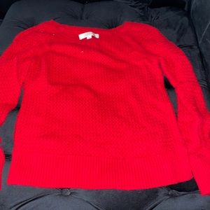 LOFT pullover sweater. Red. size M.